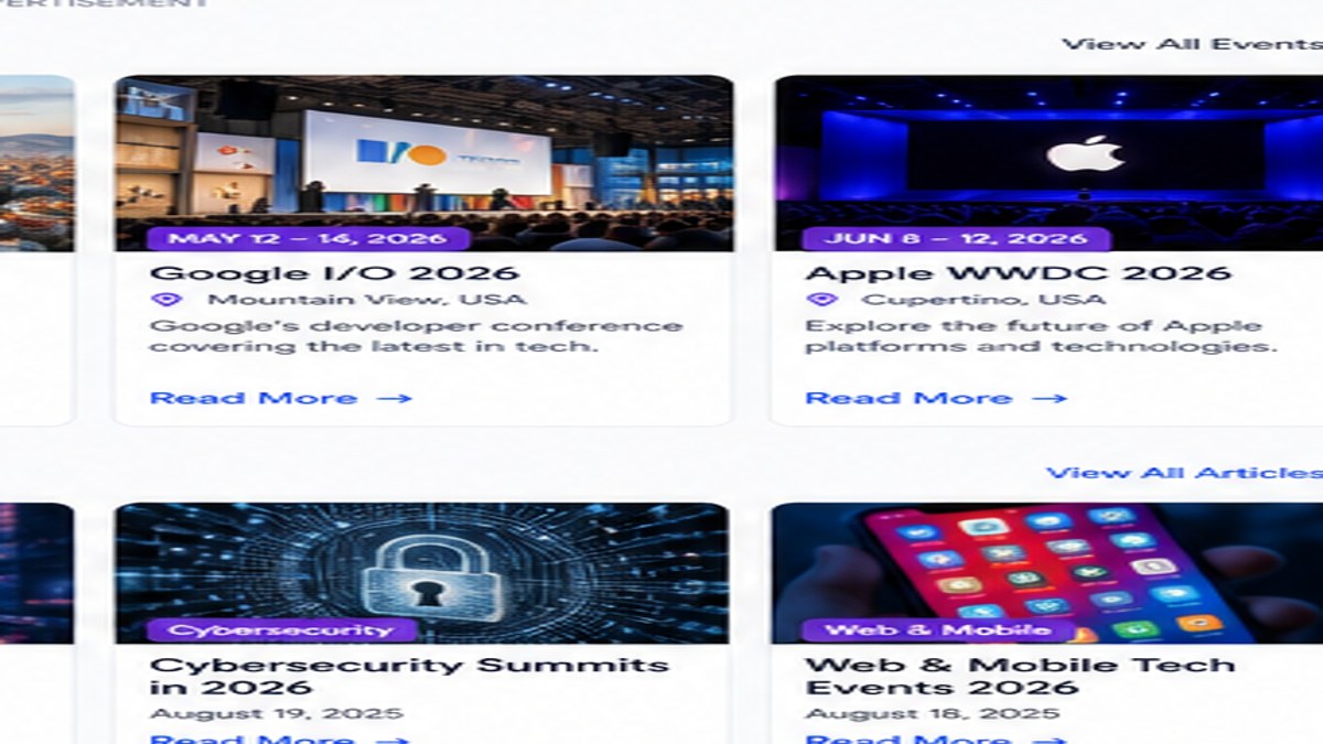 AI-generated technology event illustration for ESTIC 2026