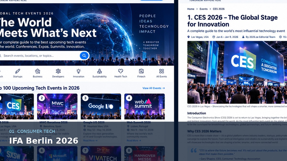 IFA Berlin 2026 AI-generated editorial artwork