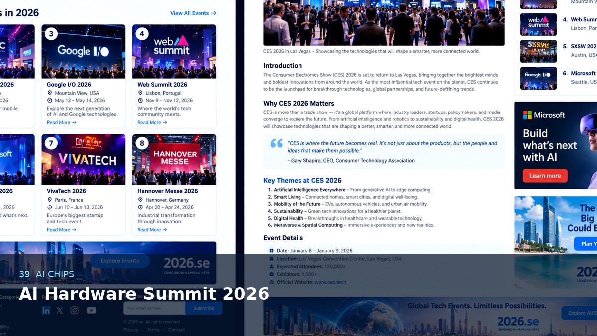 AI Hardware Summit 2026 AI-generated editorial artwork