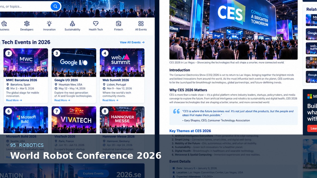 World Robot Conference 2026 AI-generated editorial artwork